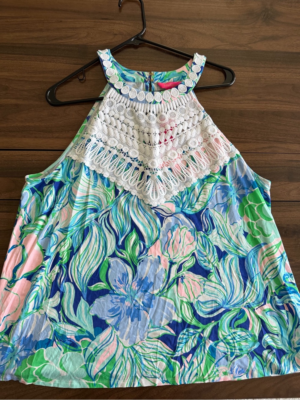 Lily Pulitzer crochet halter top NWT